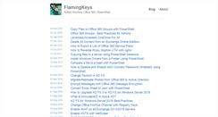 Desktop Screenshot of flamingkeys.com